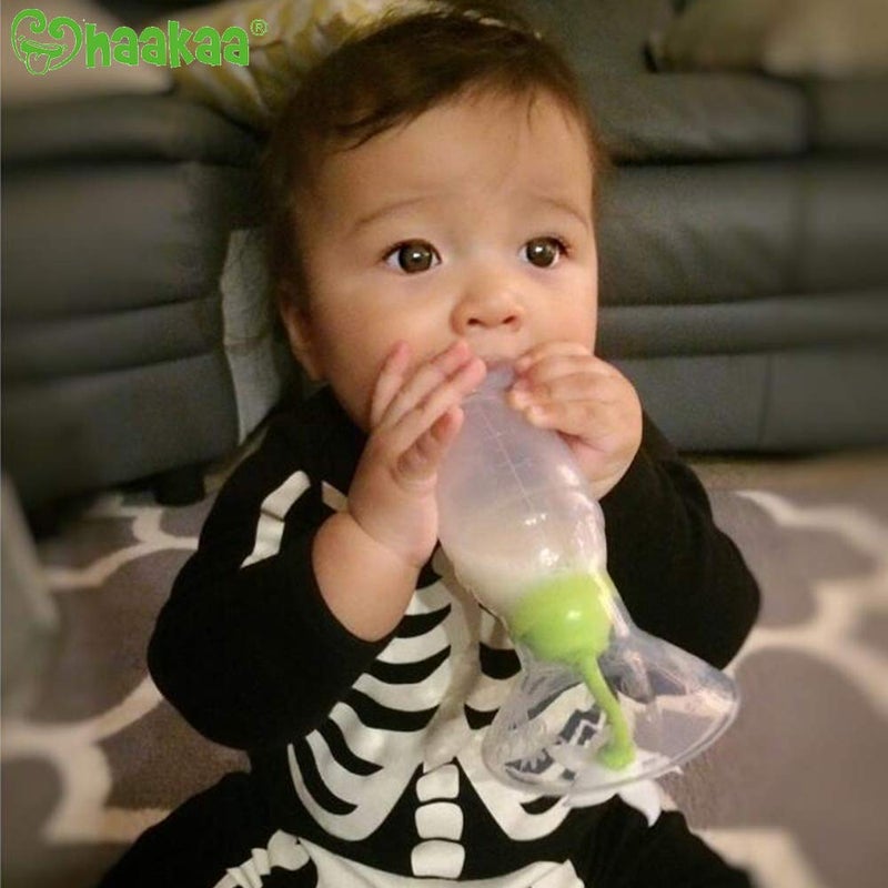 Haakaa Silicone Breast Pump Stopper 1 pk (White) - Image 5