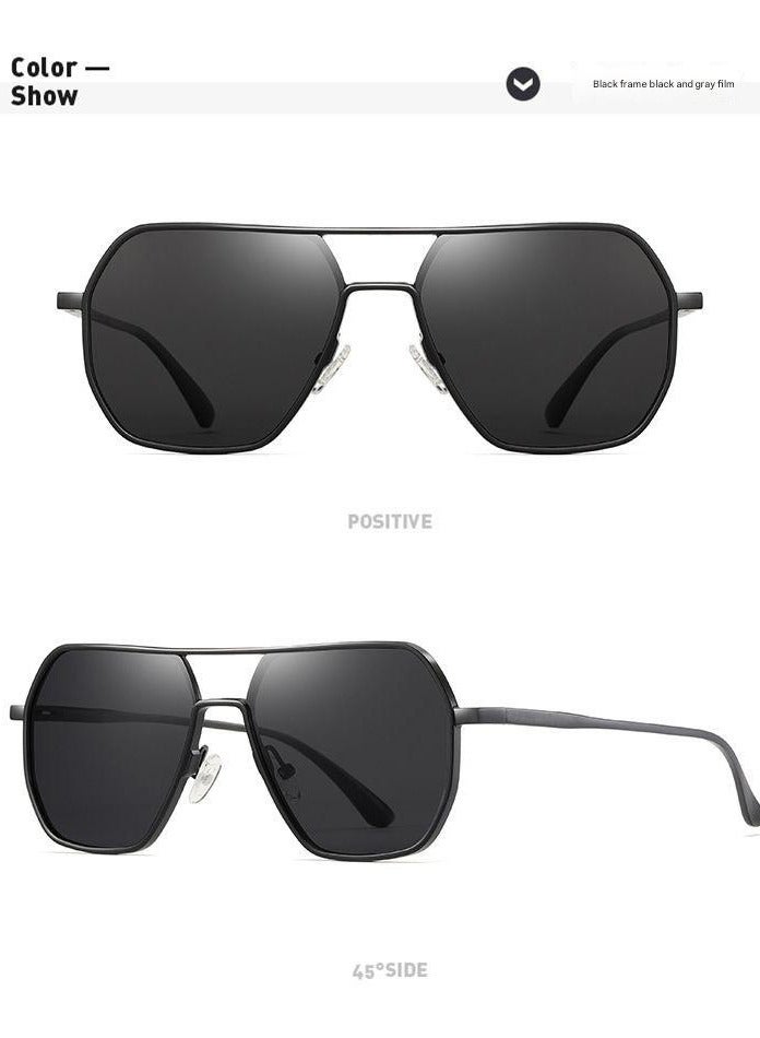 HDCRAFTER  Sunglasses for men driving double beam driving polarized glasses for women fishing sunshade anti-ultraviolet sunglasses for men - Image 2