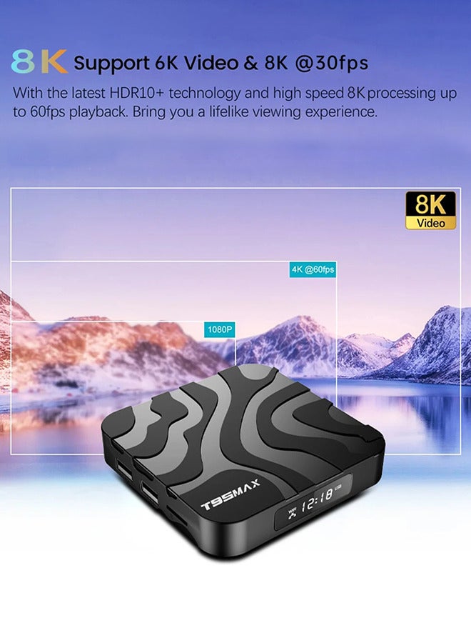 Android TV Box Allwinner H618 Android 12 8K Playback Dual-Band WiFi 2.4G/5G Google & Netflix Support Home Entertainment Set Top Box  - Image 3