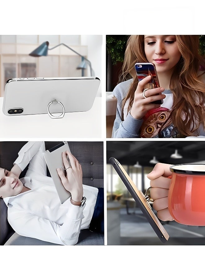 Cell Phone Ring Holder Stand Transparent Finger Grip Loop 360 Degree Rotation Finger Ring Stand Black Sliver Gold Rose Gold - Image 5