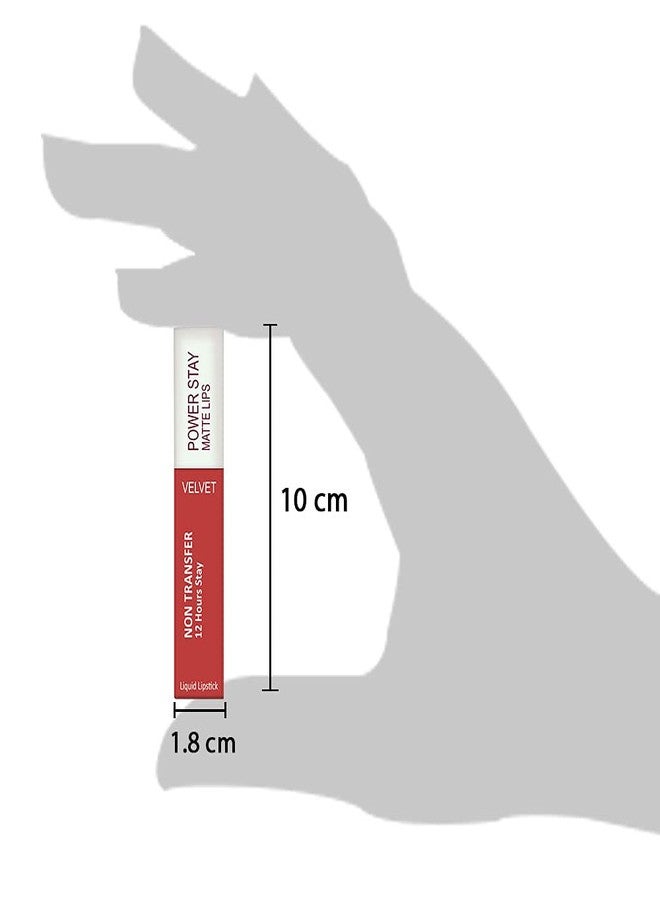 ForSure® Power Stay Matte Lipstick - Liquid (Upto 12 Hrs Stay) (ROSE RED -01) - Image 5