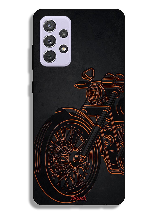 Tolwak Samsung Galaxy A72 5G Protective Case Cover Vintage Bike - Image 1