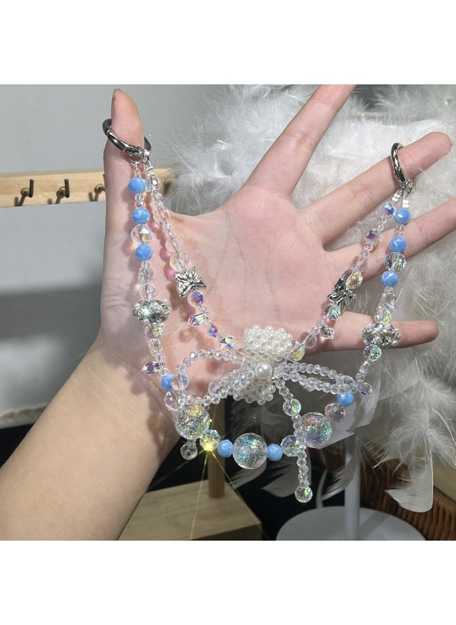 Generic - [Designer Model] Smart DIY Mobile Phone Chain Butterfly Niche Bracelet Bracelet Handmade Beading Direct Sale-Specification:B0307 Smart - Image 1