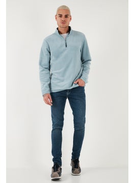 Buratti Regular Fit Anti-Pilling Non-Pilling Standing Collar Thick Winter Raised Polar Fleece Men's Polar 5896700  - Image 3