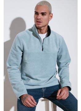 Buratti Regular Fit Anti-Pilling Non-Pilling Standing Collar Thick Winter Raised Polar Fleece Men's Polar 5896700  - Image 2