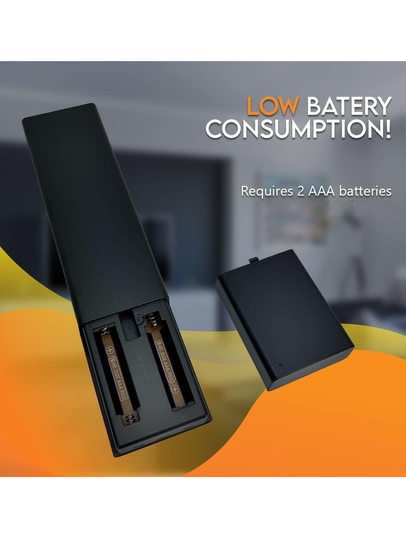 ELTRAZONE - OEM Sony RMT-TX100U Remote Control Compatible with TV Models: XBR-49X800C, XBR48X800C, XBR-49X830C, XBR49X830C, XBR-49X835C, XBR49X835C, and More - Includes Netflix Hotkey with battery - Image 1