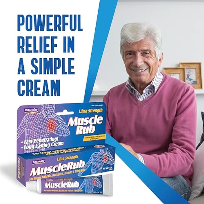 Natureplex Ultra Strength Muscle Rub Cream 1.5 oz (Pack of 5) – Menthol & Methyl Salicylate, Fast-Penetrating, Long-Lasting Relief for Muscle & Joint Discomfort (Minor Aches, Backache, Strains) - Image 4