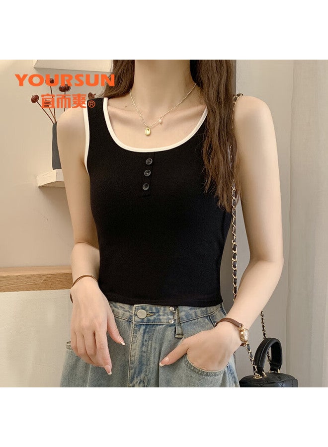 Your Sun Yiershuang Wearable Camisole With Built-in Bra Pads, Women's Summer Thin Undershirt Tank Top - Image 3