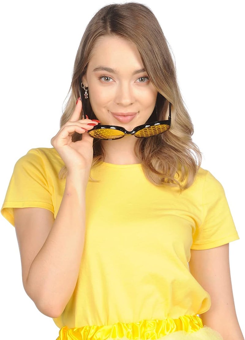 Funcredible Bee Glasses - Honey Bee Costume - Bumble Bee Costume Accessories for Adults and Kids - Image 4