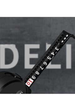 Y&D Retractable Tape Measure 25Ft(7.5M) with Metric and Inches Stainless Steel Blade Measuring Durable Easy to Read Self-Locking Hollow Design Retraction Control Black Gold  - Image 4