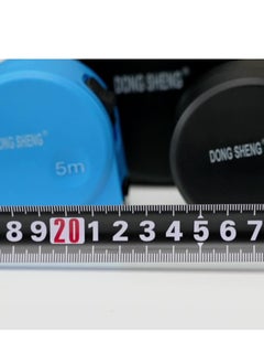 Y&D Retractable Tape Measure 25Ft(7.5M) with Metric and Inches Stainless Steel Blade Measuring Durable Easy to Read Self-Locking Hollow Design Retraction Control Black Gold  - Image 5
