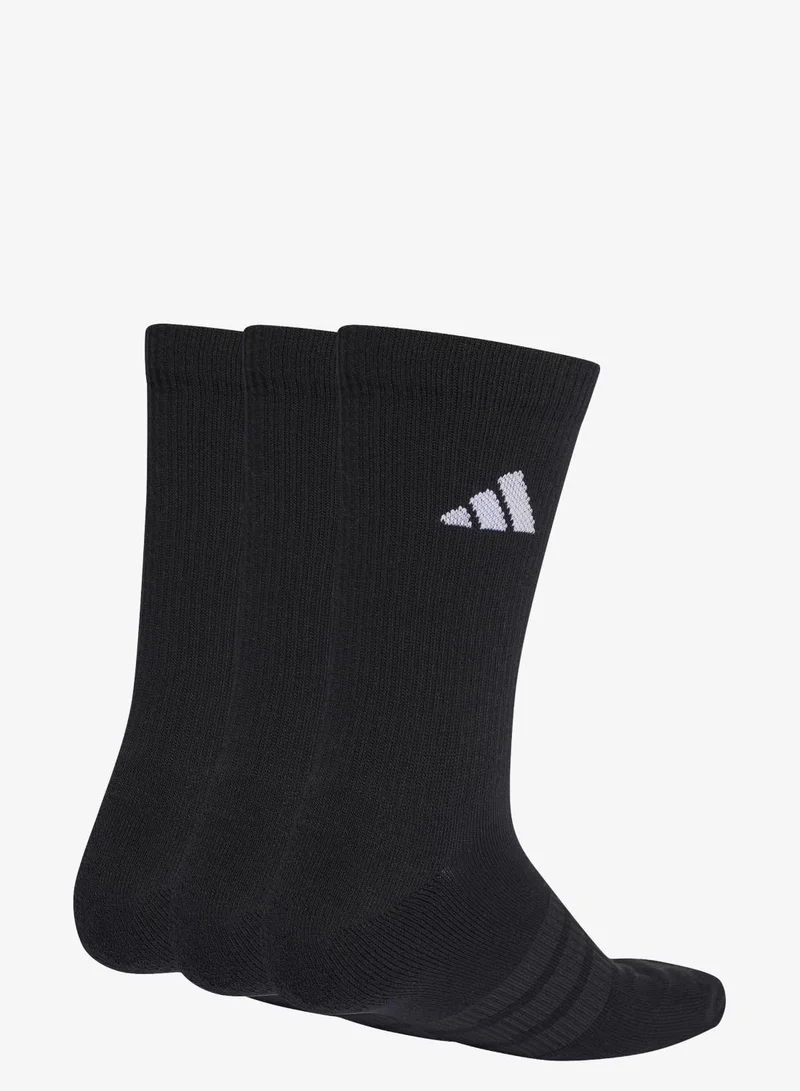 اديداس جوارب CUSHIONED SPORTSWEAR CREW 3 PAIR PACK‏
