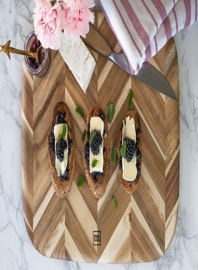 أركيتيك لوح تقطيع ماديرا أكاسيا بنمط متعرج، 12.5 بوصة × 14.5 بوصة من شركة أركيتيك - Image 5