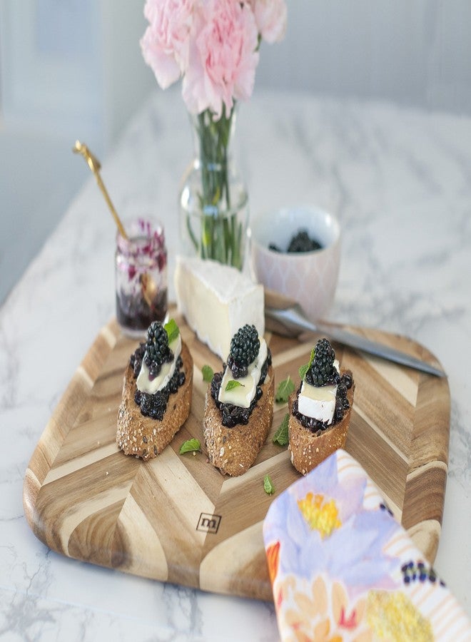 أركيتيك لوح تقطيع ماديرا أكاسيا بنمط متعرج، 12.5 بوصة × 14.5 بوصة من شركة أركيتيك - Image 3