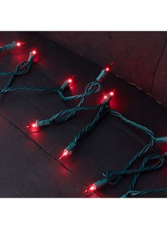 Vickerman 50 Lights Pink Green Wire End Connecting Lock Set With 4 Inch Spacing And 16 Feet Length Comes In Box  - Image 2
