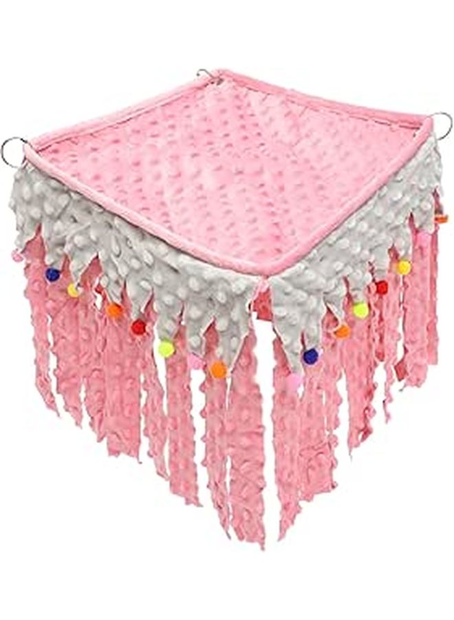 Small Animal Hanging Bed Corner Tent Soft Fabric Hideout Hammock For Guinea Pig Hamster - Image 1