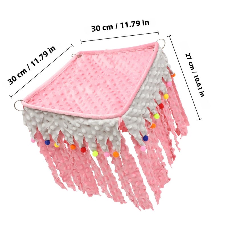 Small Animal Hanging Bed Corner Tent Soft Fabric Hideout Hammock For Guinea Pig Hamster - Image 3