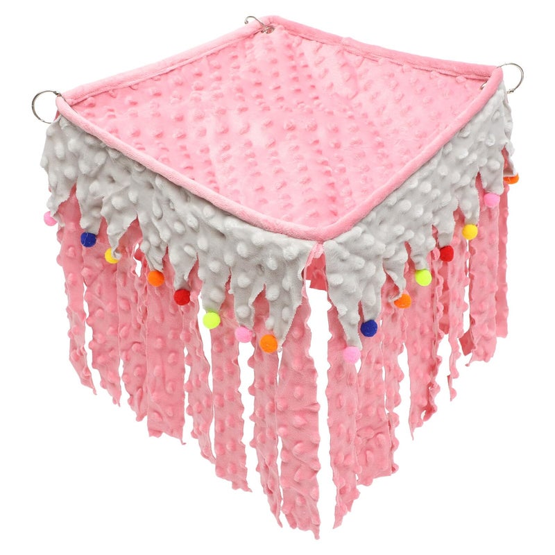 Small Animal Hanging Bed Corner Tent Soft Fabric Hideout Hammock For Guinea Pig Hamster - Image 2