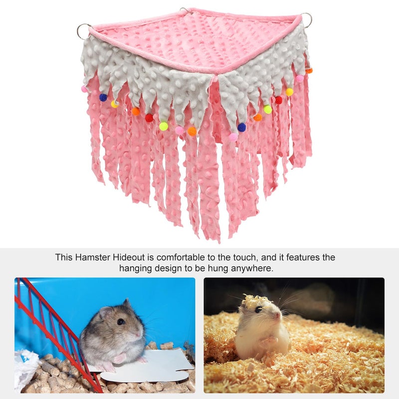 Small Animal Hanging Bed Corner Tent Soft Fabric Hideout Hammock For Guinea Pig Hamster - Image 4