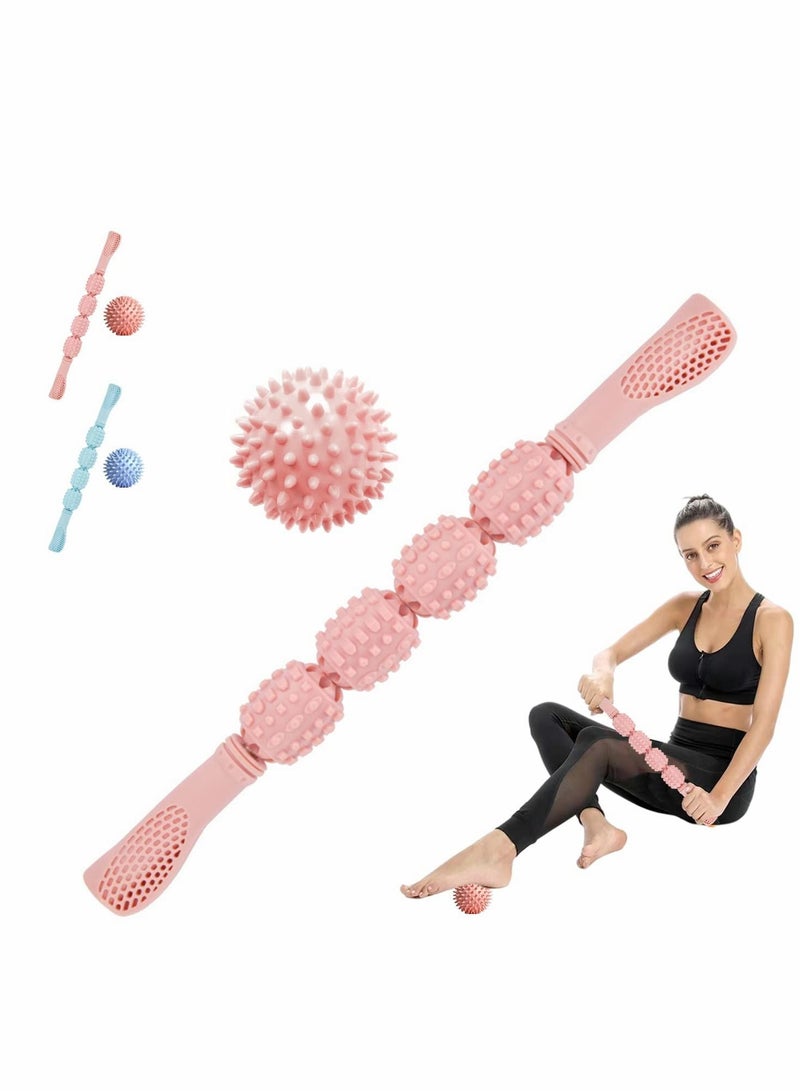 NIBEMINENT Fascia Muscle Roller - Cellulite Massager for and Sore Muscles Neck, Leg, Back, Body Deep Tissue Massage Stick Tools - Image 1