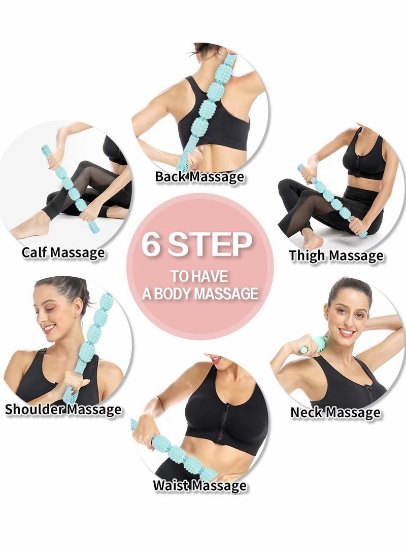 NIBEMINENT Fascia Muscle Roller - Cellulite Massager for and Sore Muscles Neck, Leg, Back, Body Deep Tissue Massage Stick Tools - Image 3