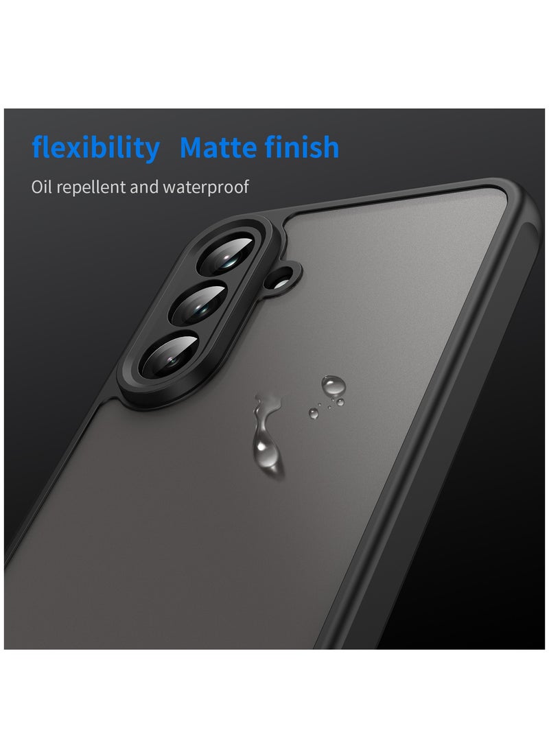 Matte Texture Phone Case for Samsung Galaxy A56 5G Semi Transparent Frosted Shockproof Case Oil Repellent and Waterproof Phone Cover