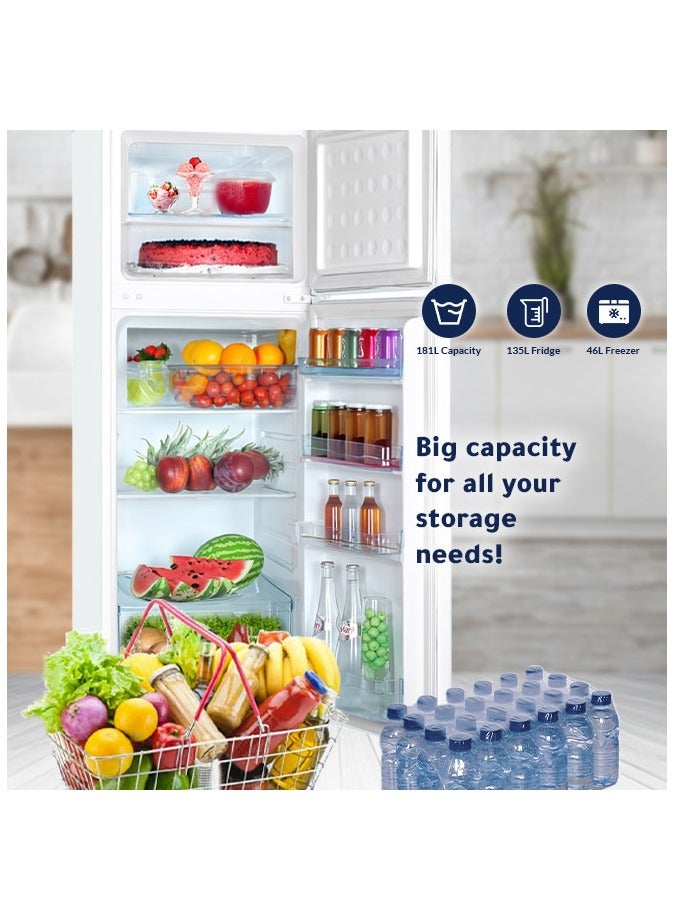 Arrow Double Door Refrigerator - 182 Liters - 6.4 Feet  , RO2-280L, WHITE - Image 5