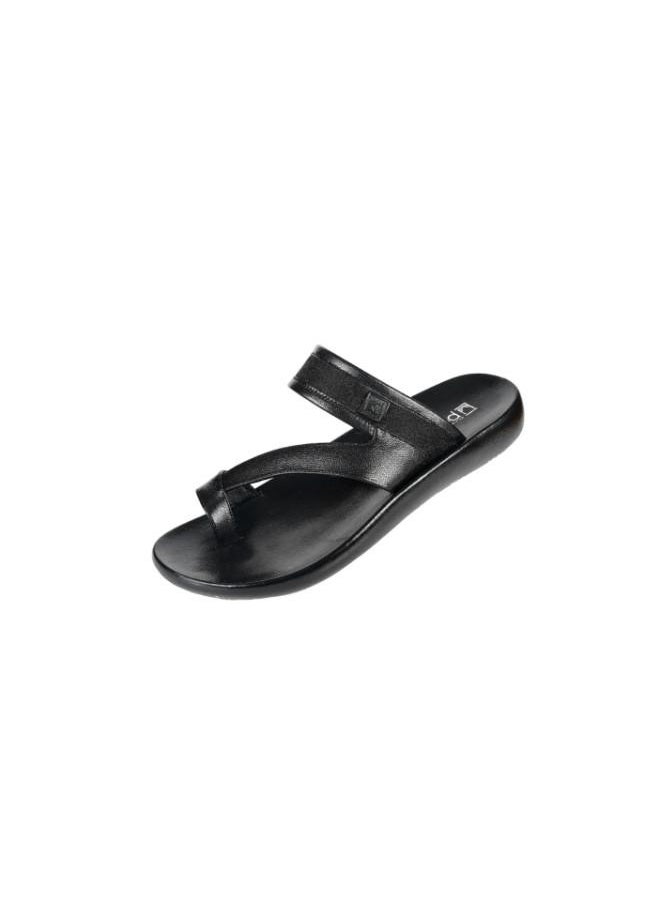 barjeel uno 008-3568 Barjeel Mens FInger grip Sandals 63014 Black  - Image 1