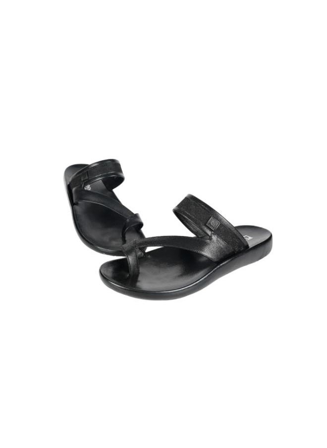 barjeel uno 008-3568 Barjeel Mens FInger grip Sandals 63014 Black  - Image 3