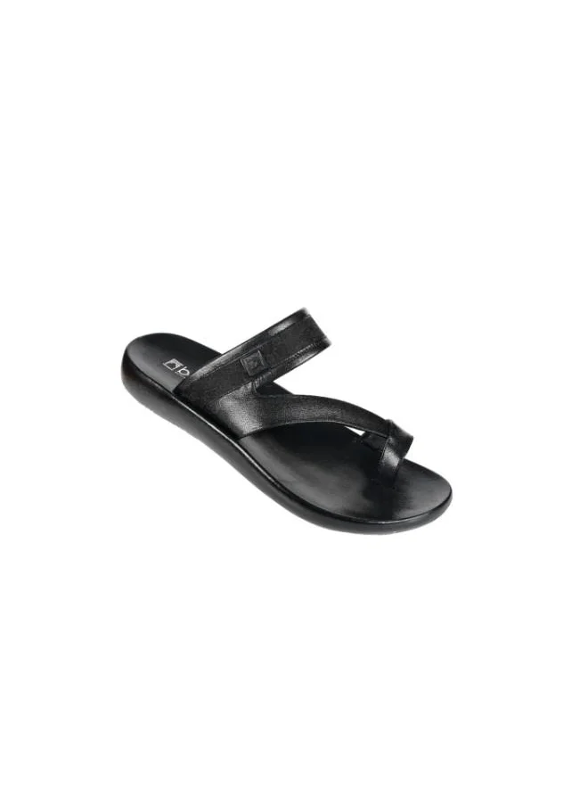 بارجيل أونو 008-3568 Barjeel Mens FInger grip Sandals 63014 Black