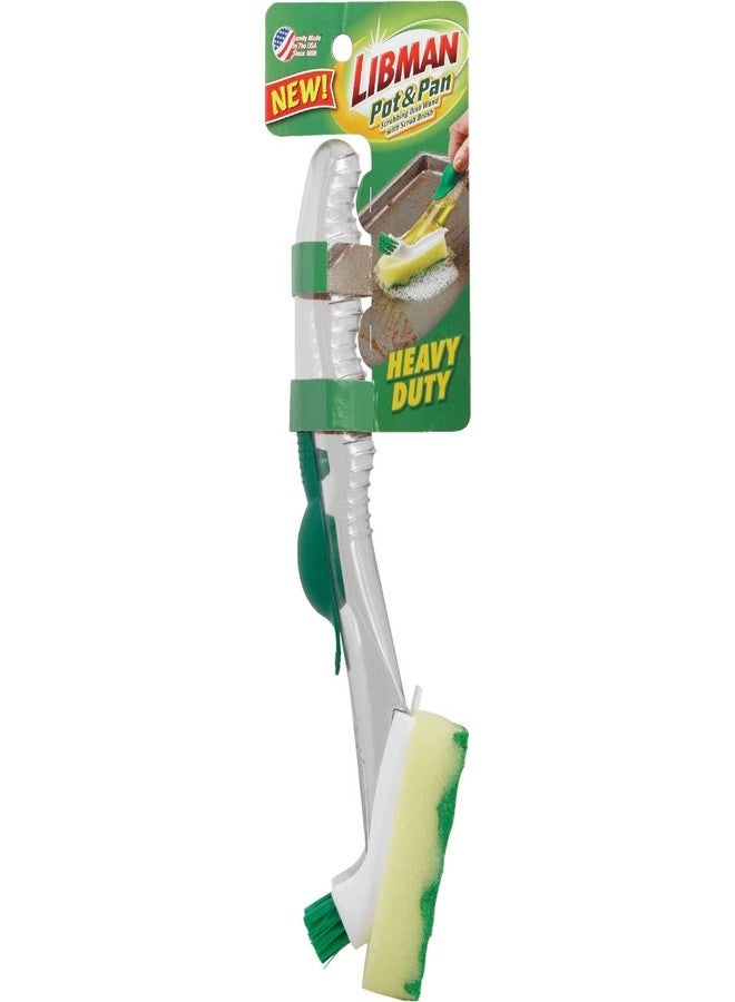 Libman Scour Dish Wand with Brush, 2 Pound - Image 2