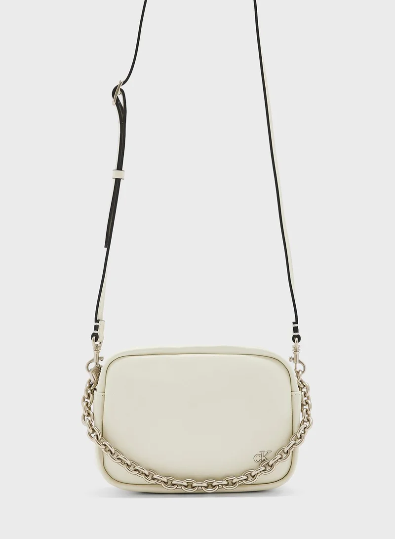 Calvin Klein Jeans Monogram Detailed Crossbody