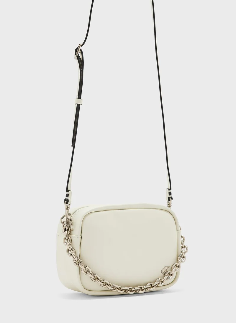 Calvin Klein Jeans Monogram Detailed Crossbody