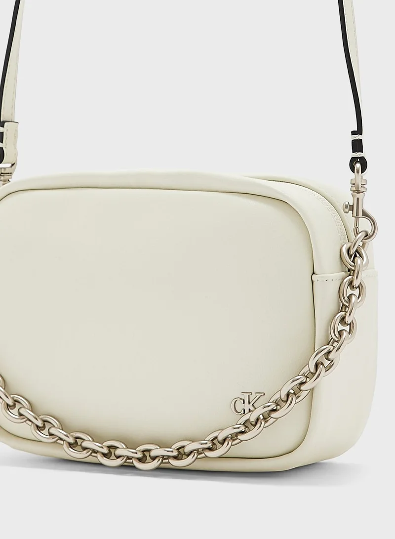 Calvin Klein Jeans Monogram Detailed Crossbody