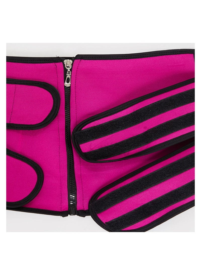 سبال مدرب خصر نسائي، مشكل الجسم، حزام تخسيس، مشد ملابس داخلية للجيم، حزام عرق مزدوج، دعم الظهر، مشذب البطن - Image 3