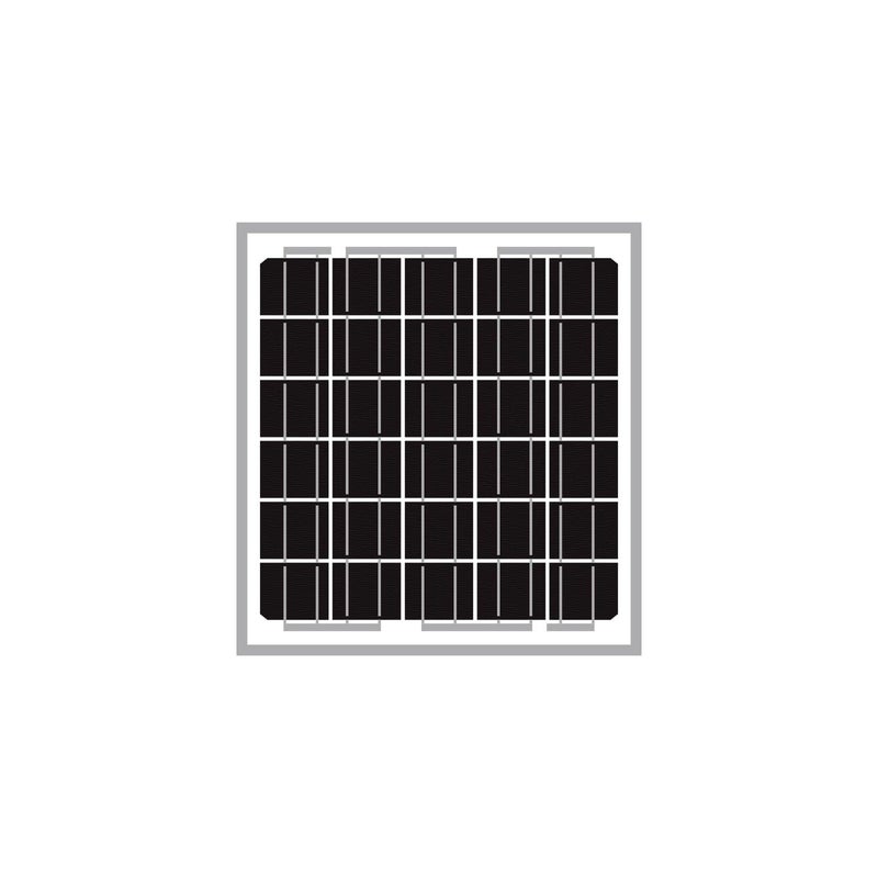 Newpowa 5WWatts 12VVolts 5W Monocrystalline 10BB Solar Panel Battery Maintainer HighEfficiency PV Module Power for Battery Charging of Boat RV Gate Opener Fences