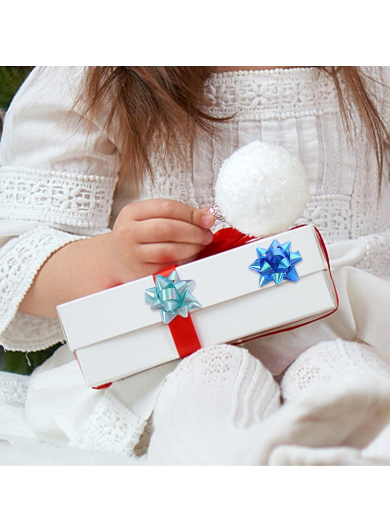 SUNSAR 100Pcs Pull Bows Xmas Bows Large Bows Ribbon Large Bow for Present Christmas Wrap Ribbon Wrap Decoration Christmas Ribbon Clear Tape Christmas Decorations Christmas Bows(Random Color) - Image 5