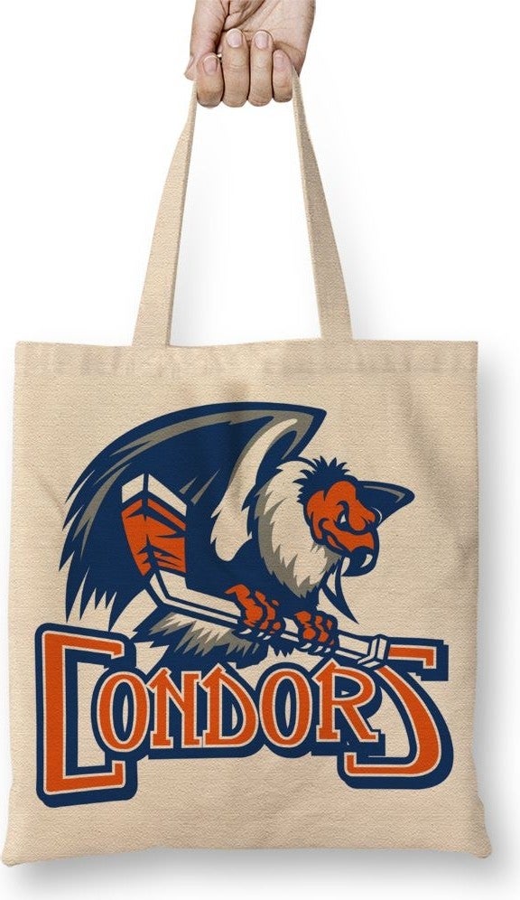 Baskı Dükkanı Print Shop Condors Logo Tote Bag Long Handle