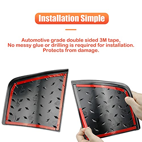 MOEBULB Cowl Armor Cover Side Body Cowling Armor Corner Guard Compatible with 1997-2006 Jeep Wrangler TJ - Image 3