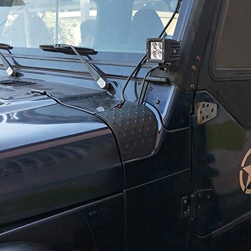 MOEBULB Cowl Armor Cover Side Body Cowling Armor Corner Guard Compatible with 1997-2006 Jeep Wrangler TJ - Image 5
