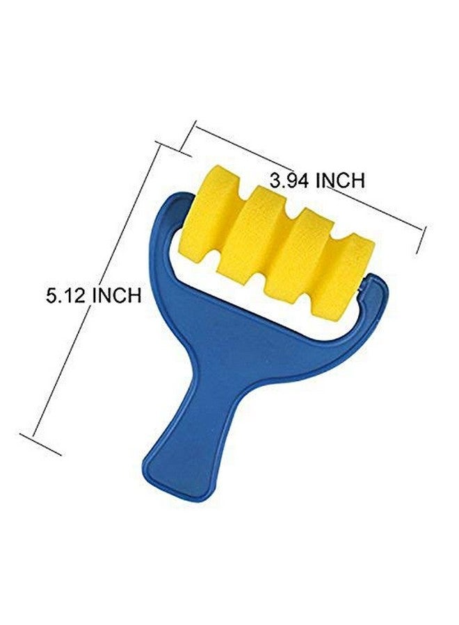 JERN 4pcs Sponge Roller Brush Kids Painting Graffiti Roller Brush(Plastic) - Image 5