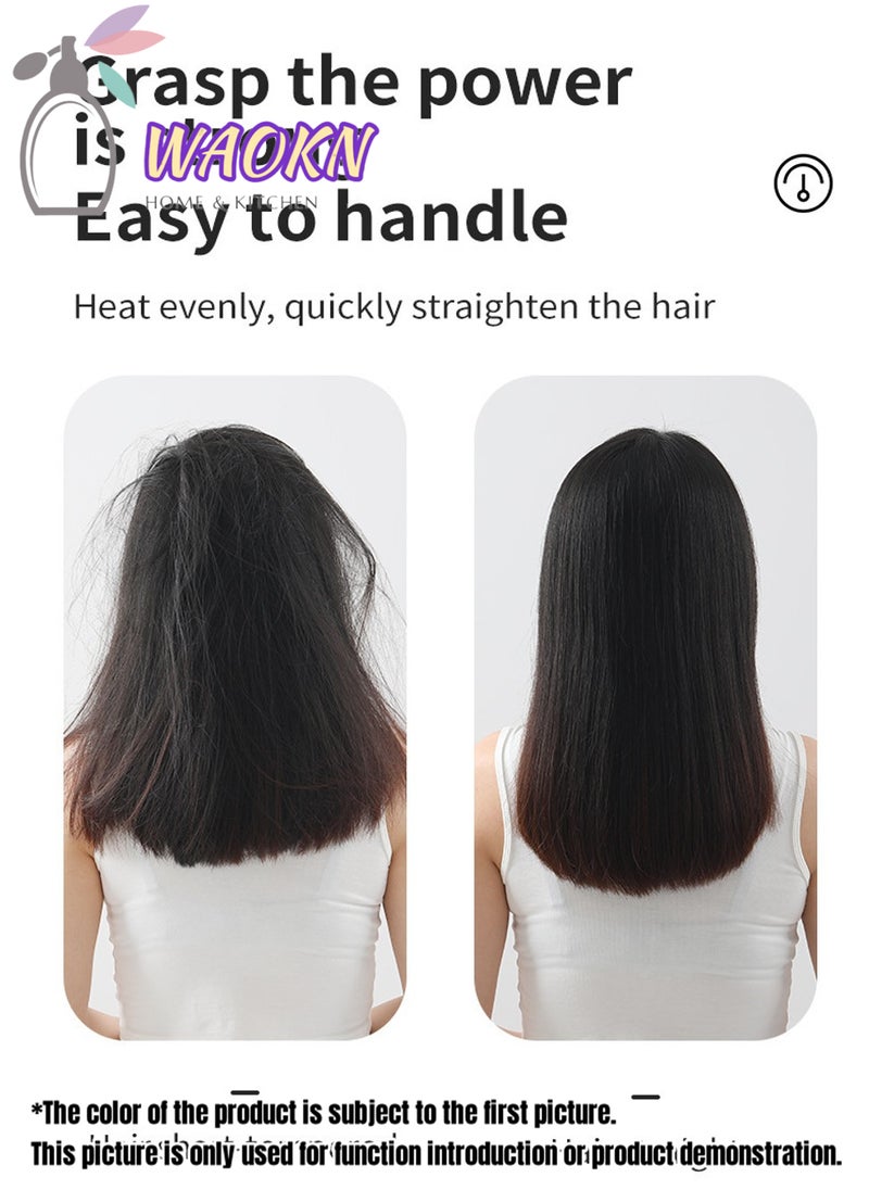 WAOKN 5-level Adjustable Hair Straightening brush Hair Iron with Built-in Comb Fast Heating Perfect for Professional Salon at Home Reduces Styling Time Hair Straightening Brush With Digital LCD Display  - Image 3
