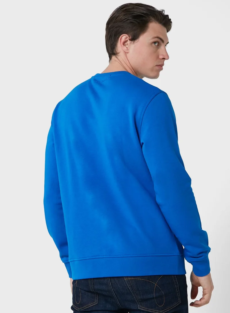 Karl Lagerfeld Printed Crew Neck Sweatshirt