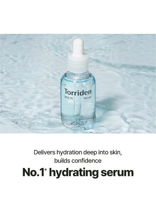 Torriden Dive-In Low Molecular Hyaluronic Acid Serum 50Ml – Deep Hydration, Skin Barrier Repair & Wrinkle Care, Vegan Formula, 1.69 Fl Oz - Image 3