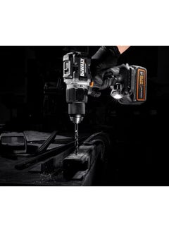DEWALT DEWALT x McLaren F1 Team 18V XR Brushless Hammer Drill Driver – Dual Battery Hammer Drill for Extended Runtime - 2 x 4Ah  - Image 5
