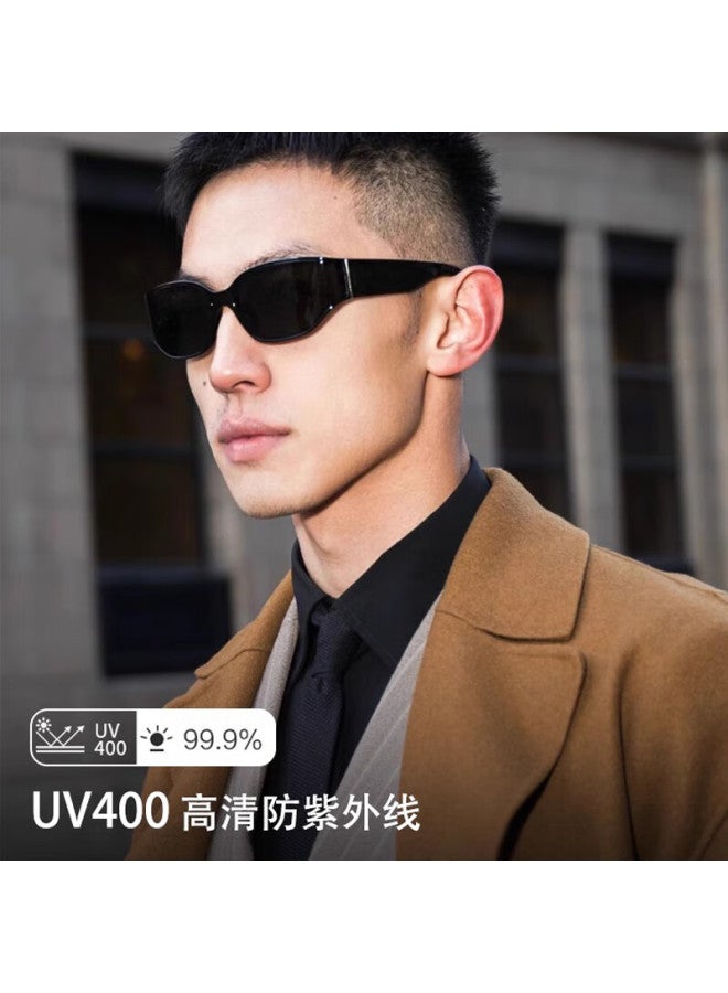 Gogosoon 2025 New Millennium Curved Screen Cat Eye Sungl For Men And Women, Uv Protection High Definition Driving Anti-uv Gl - Image 1