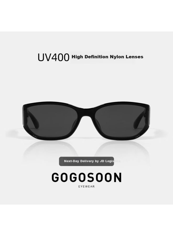 Gogosoon 2025 New Millennium Curved Screen Cat Eye Sungl For Men And Women, Uv Protection High Definition Driving Anti-uv Gl - Image 4