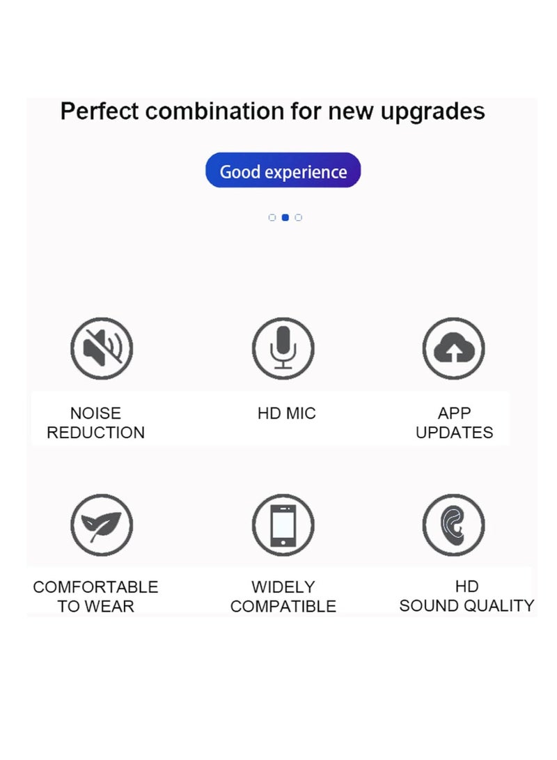 general Real-time language translator, two-way translation device with 144 language applications, voice translator for travel, study, business (white) - Image 3