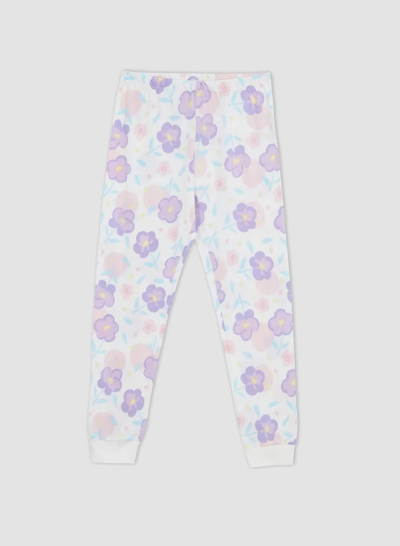 DeFacto Kids Floral Print Pyjama Set