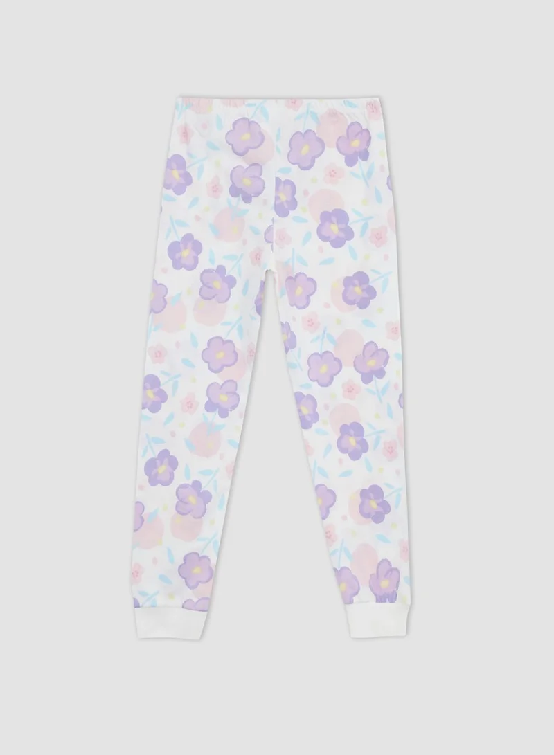 DeFacto Kids Floral Print Pyjama Set